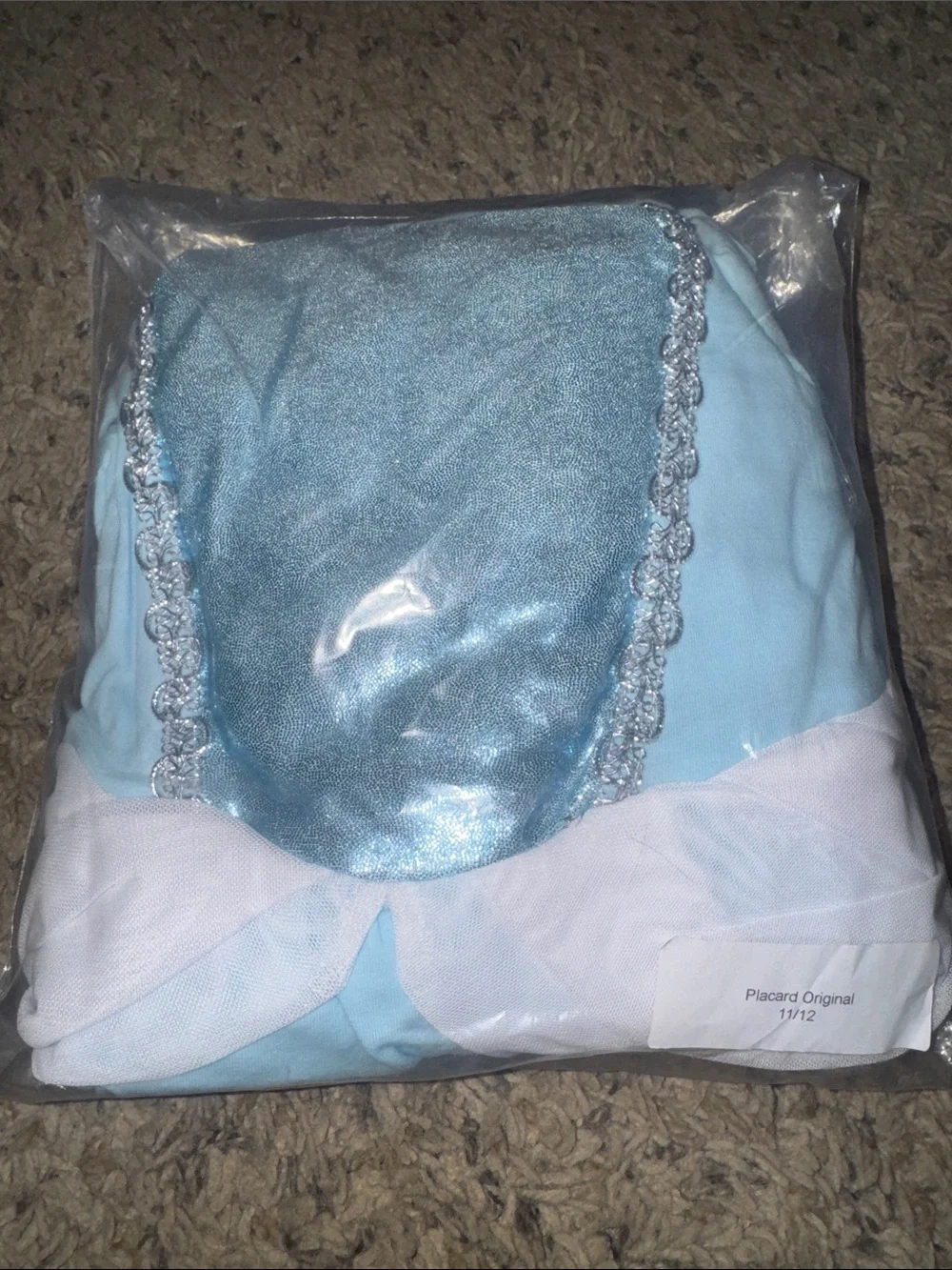 Sparkle Fairy Light Blue Kids' Costume Dress